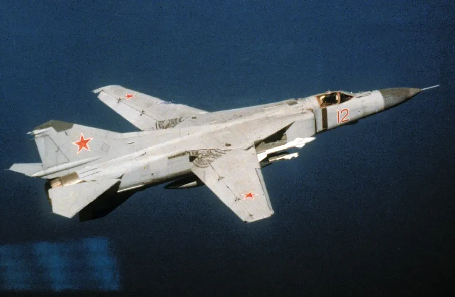 The Mikoyan-Gurevich MiG-23 card