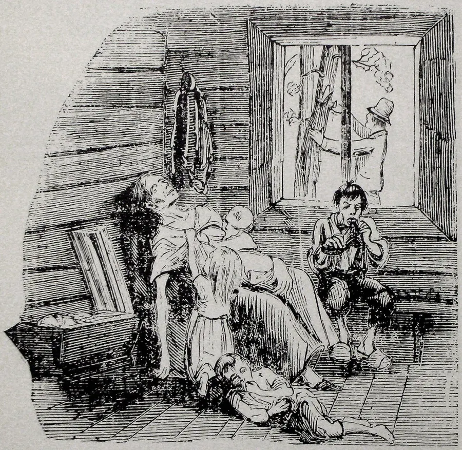 The Finnish famine of 1866–1868 card