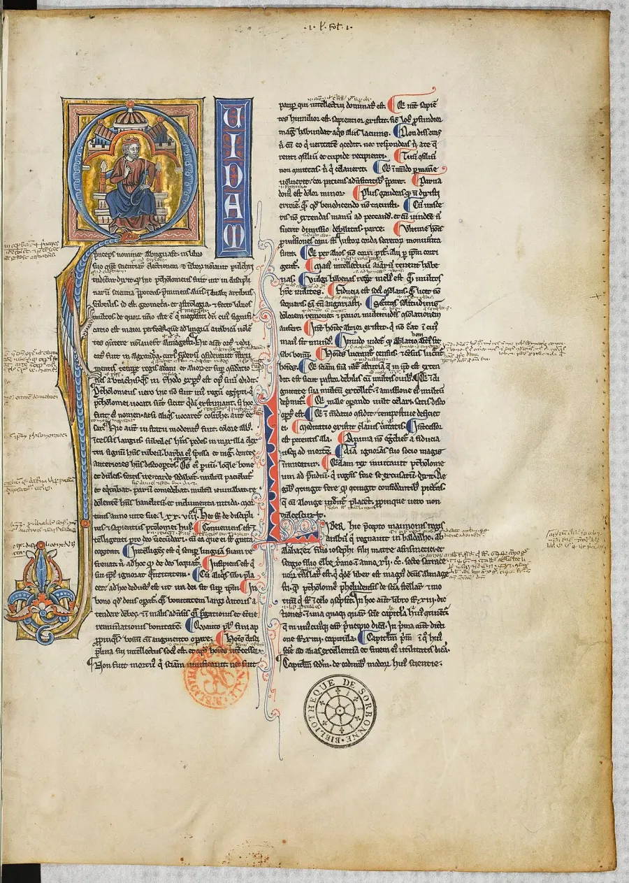 La carte Almageste