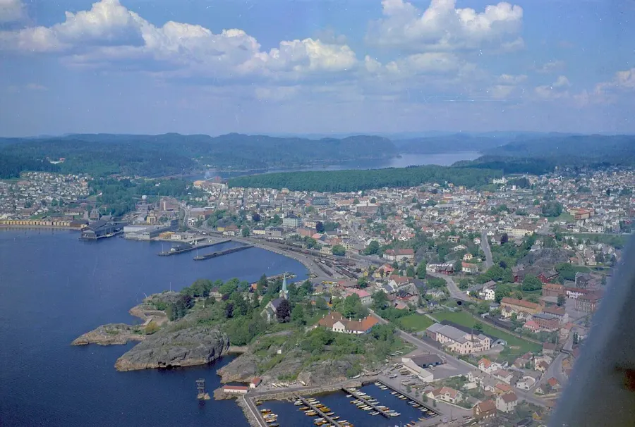 La carte Larvik