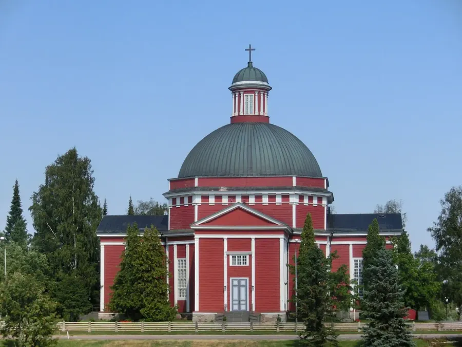 La carte Église de Saarijärvi