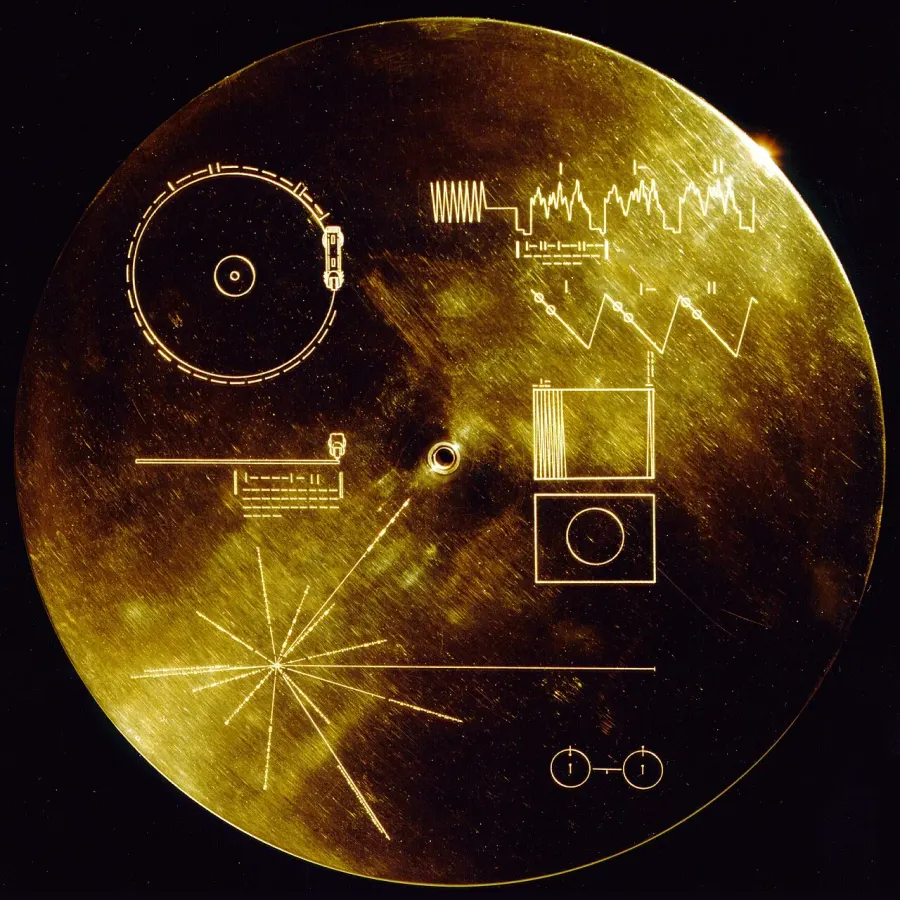 The Voyager Golden Record card