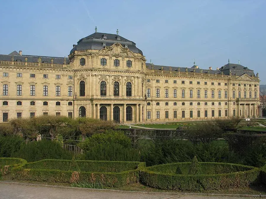 La carte Résidence de Wurtzbourg