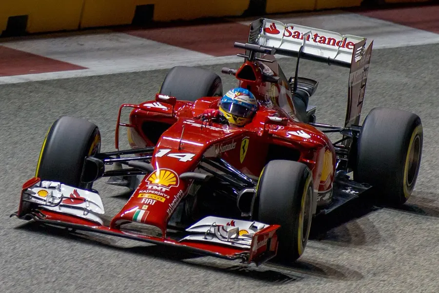 La carte Ferrari F14 T