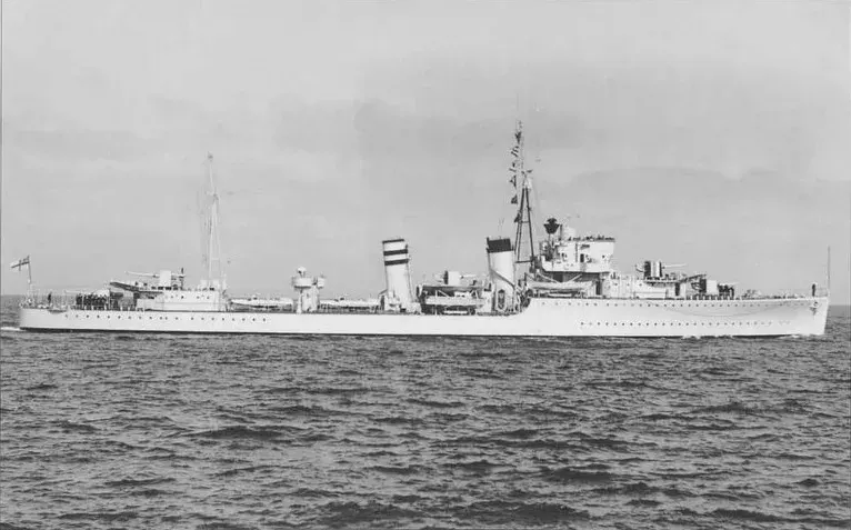 The HMS Hardy card