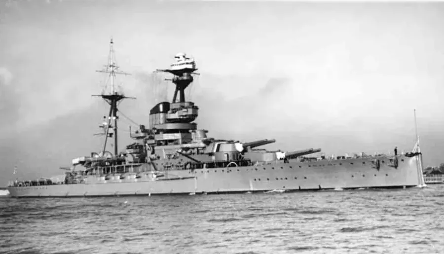 La carte HMS Resolution