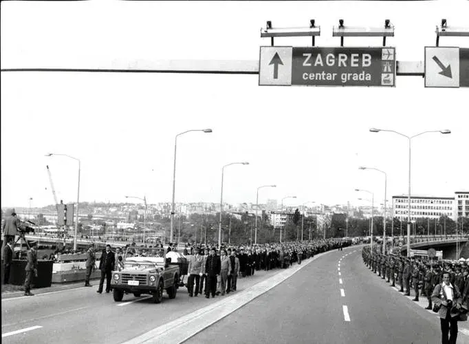 The Death and state funeral of Josip Broz Tito card