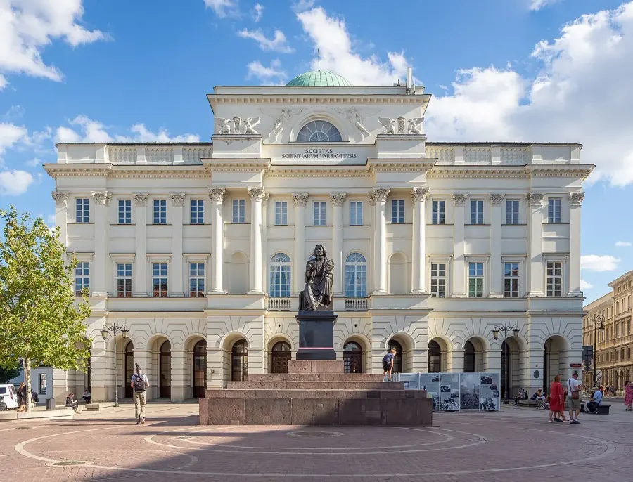 La carte Palais Staszic