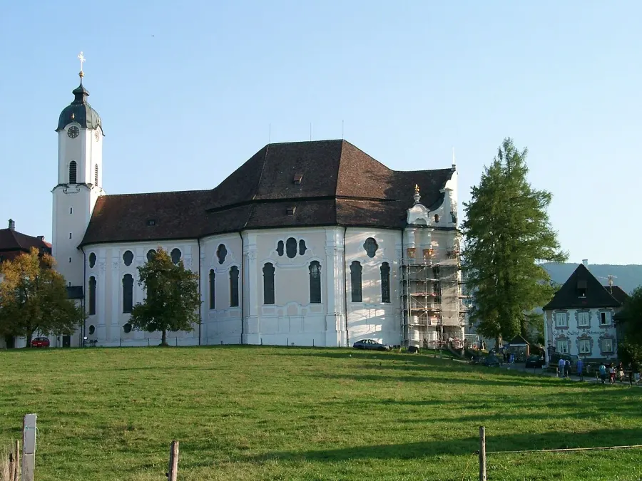 La carte Église de Wies