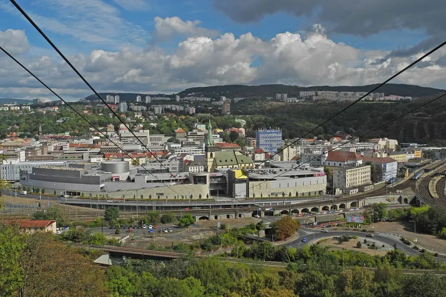 La carte Ústí nad Labem
