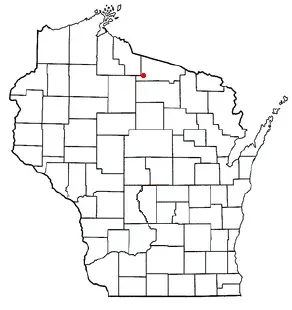 La carte Lac du Flambeau