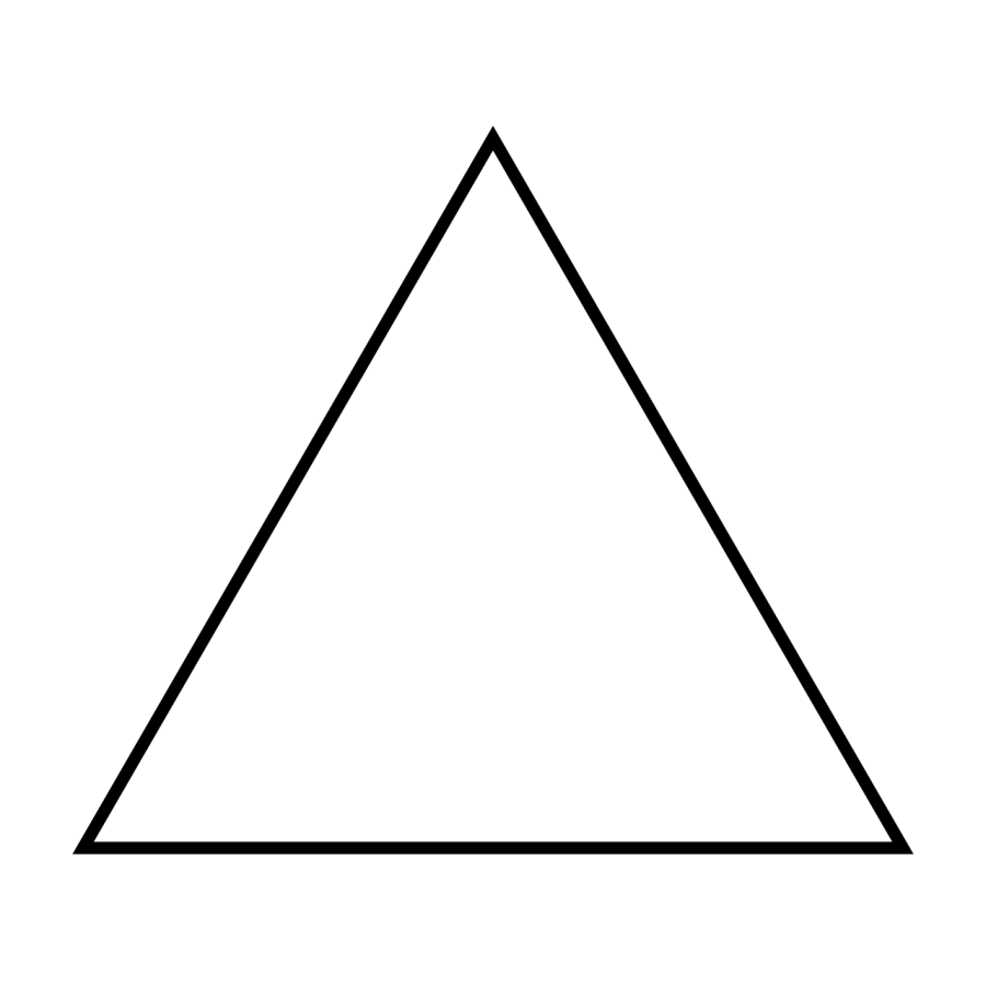 The Equilateral triangle card