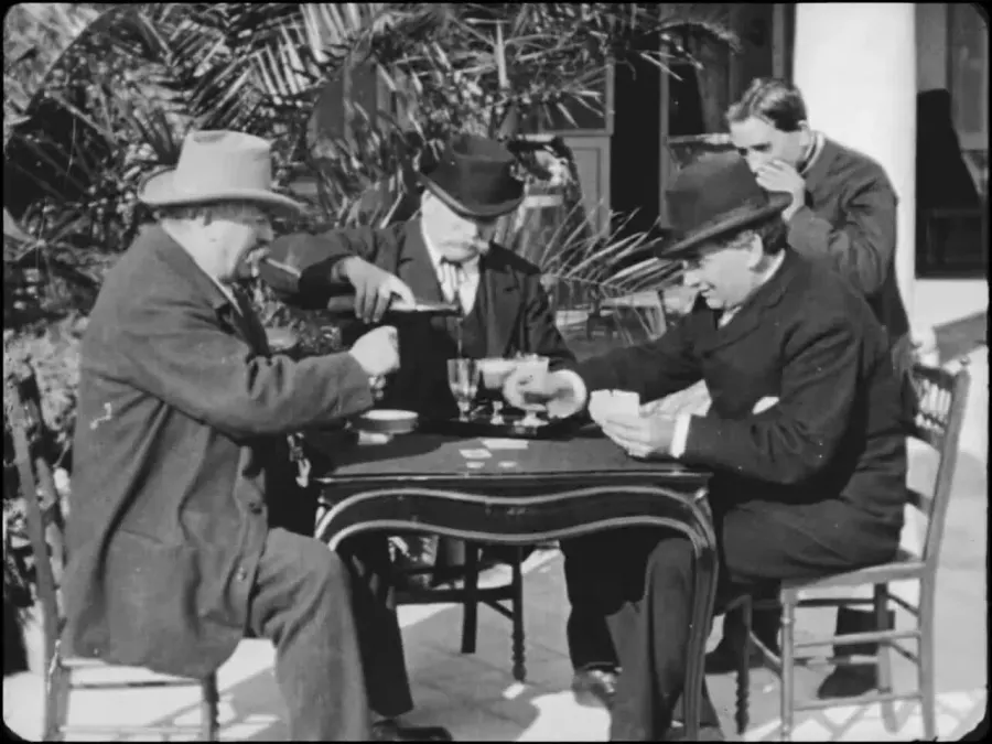 The Partie de cartes card