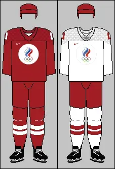 The Russia women's national ice hockey team card