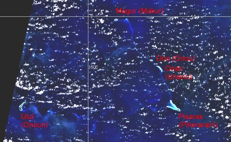 The Namonuito Atoll card