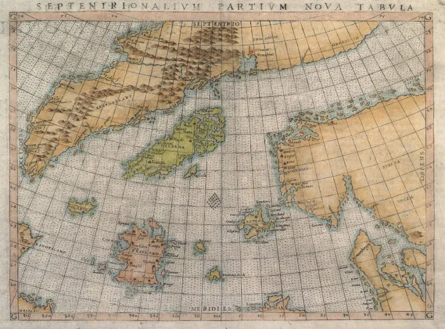 La carte Empire colonial norvégien
