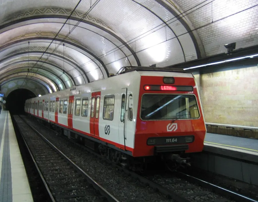 The Barcelona Metro line 6 card