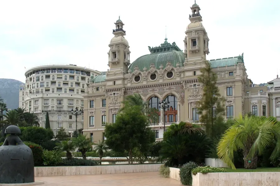 La carte Opéra de Monte-Carlo