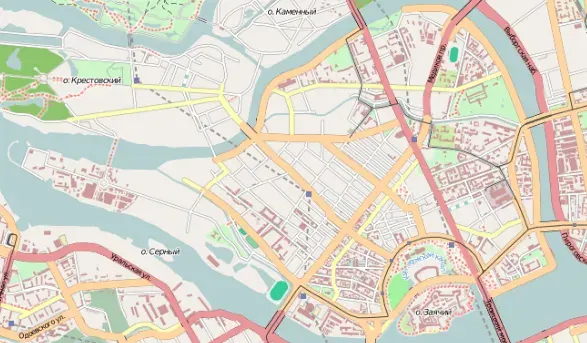 The Petrogradsky Island card