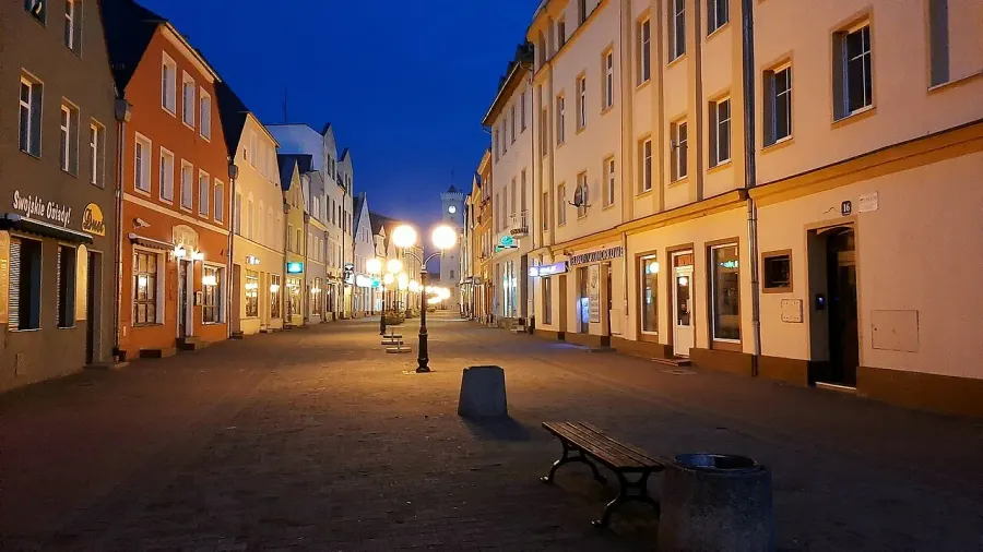 La carte Żagań