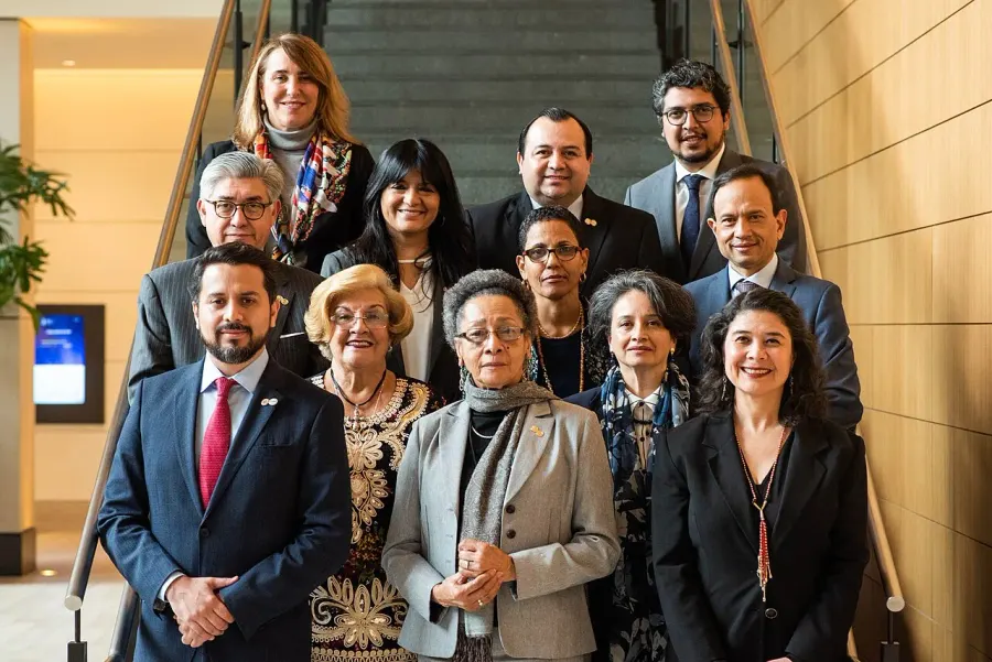 La carte Commission interaméricaine des droits de l'homme