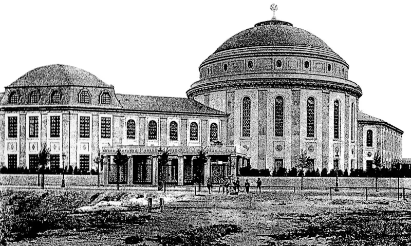 La carte Grande synagogue de Mayence