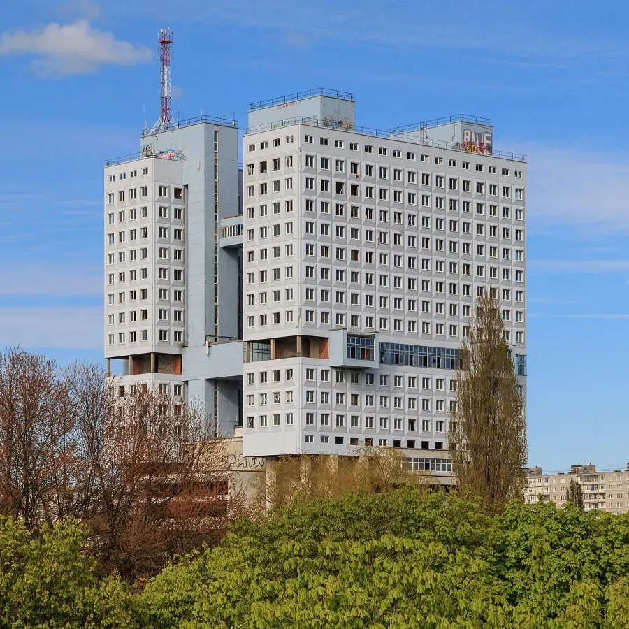 La carte Maison des Soviets de Kaliningrad