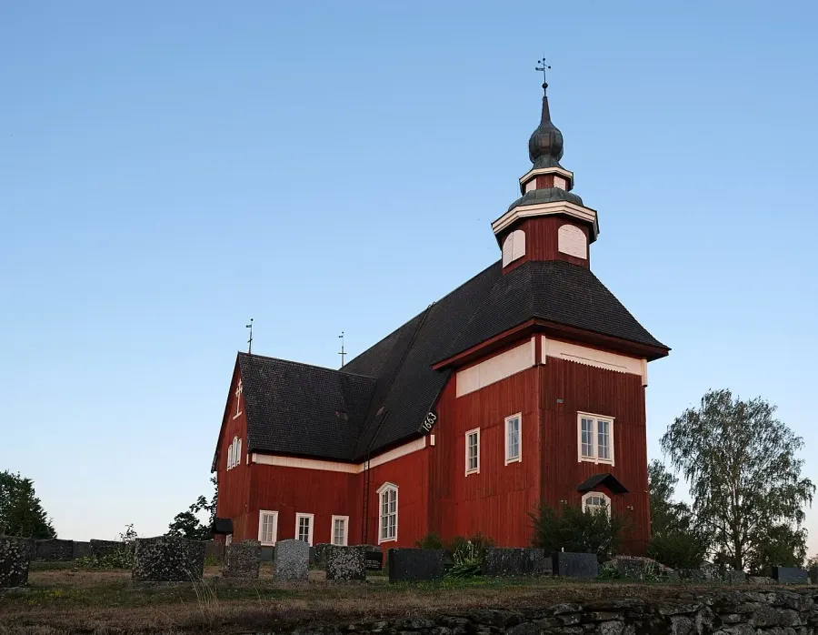 La carte Église d'Yläne
