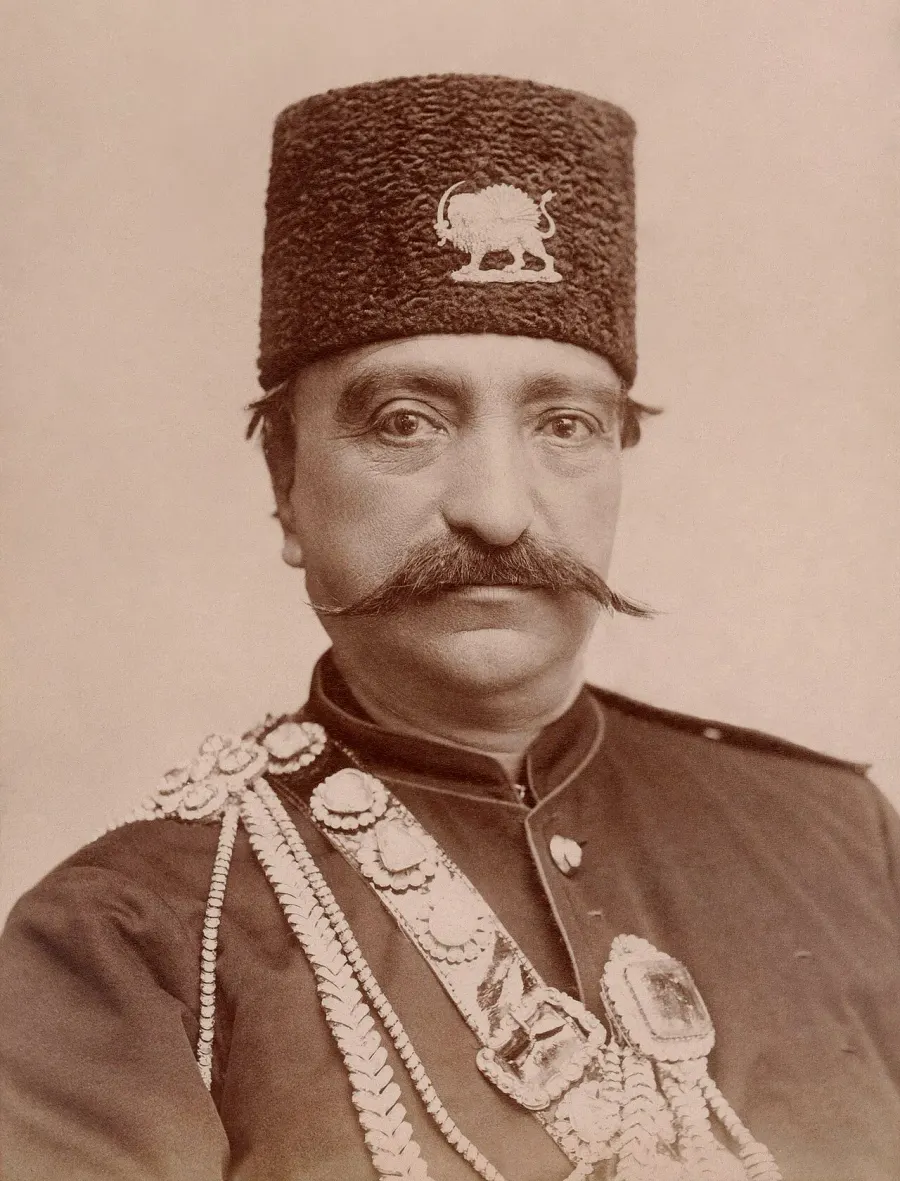 La carte Nassereddine Shah