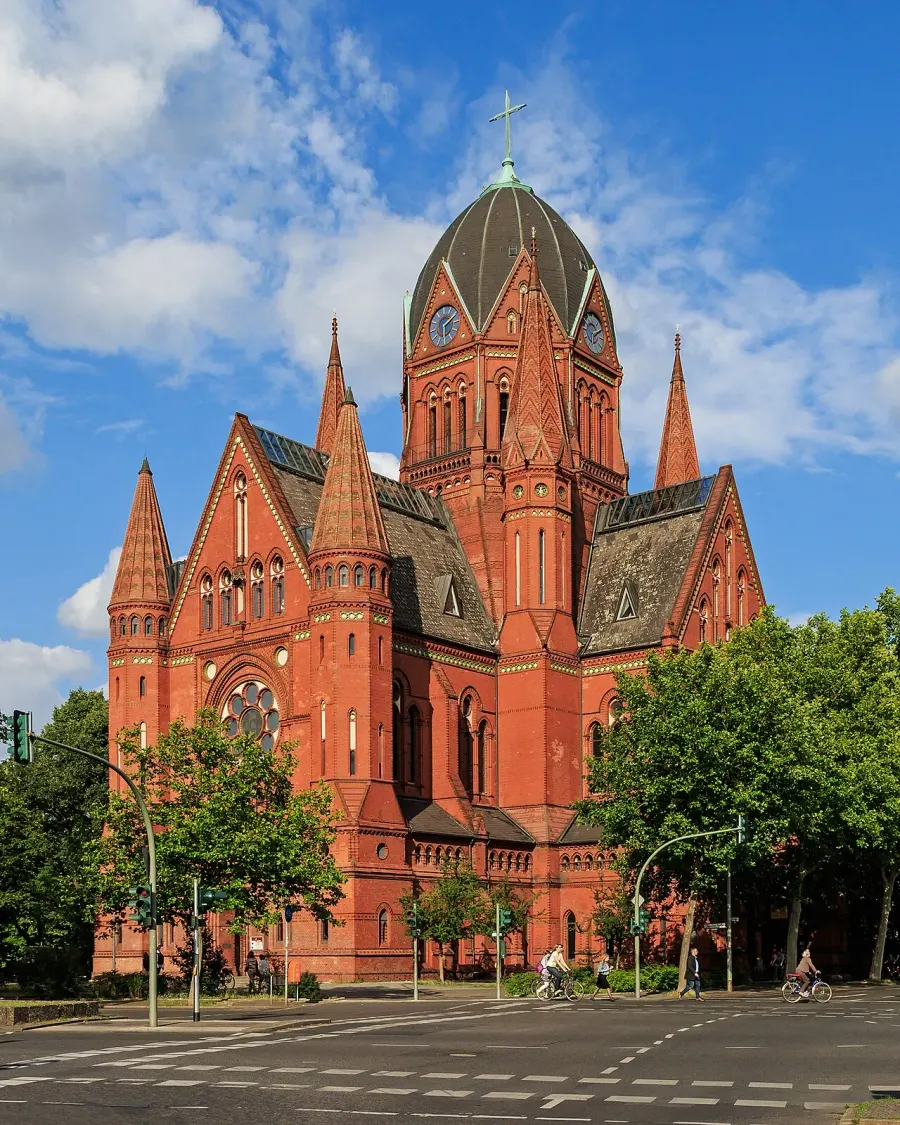 La carte Église Sainte-Croix de Berlin-Kreuzberg