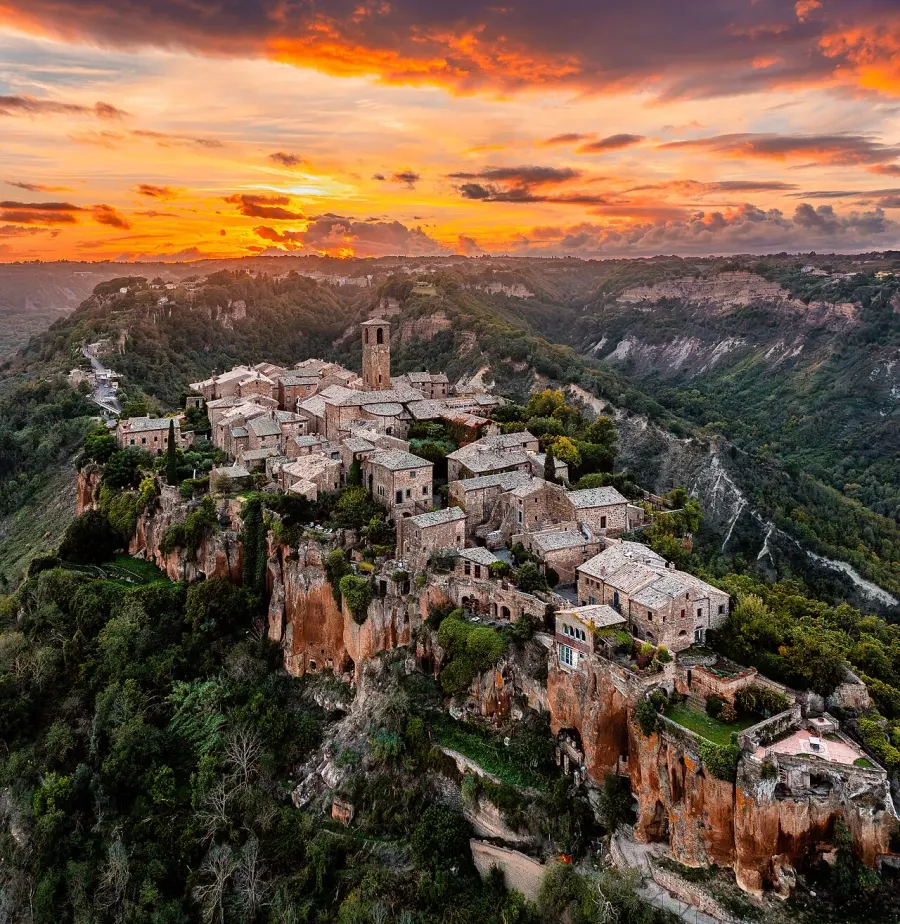 La carte Bagnoregio