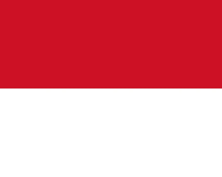 La carte Drapeau de Monaco
