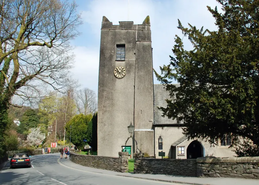 The St Oswald's Church, Grasmere card