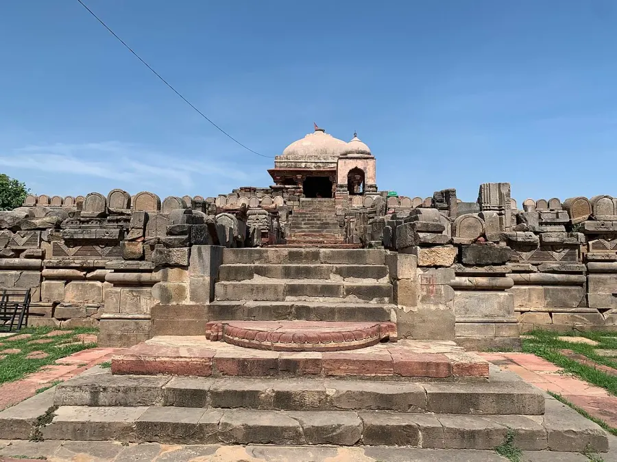 La carte Harsat Mata ka Mandir