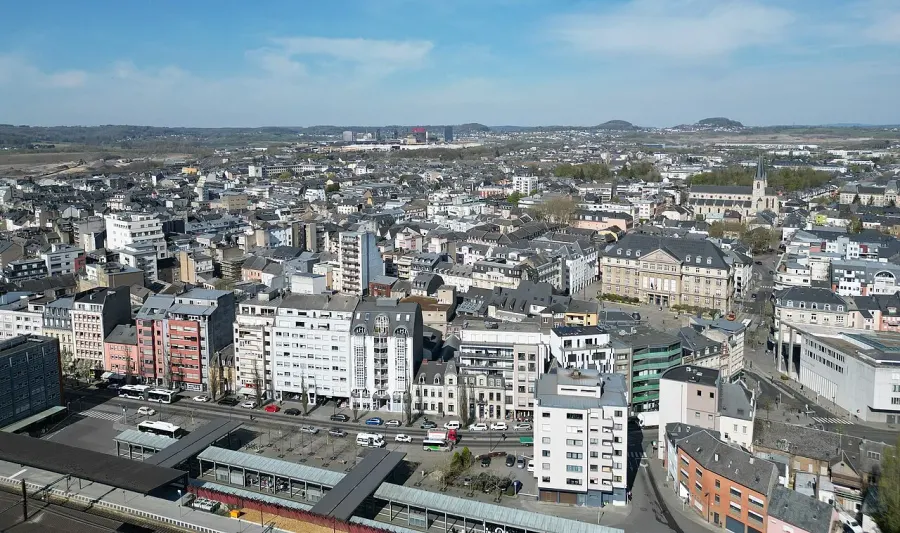 La carte Esch-sur-Alzette