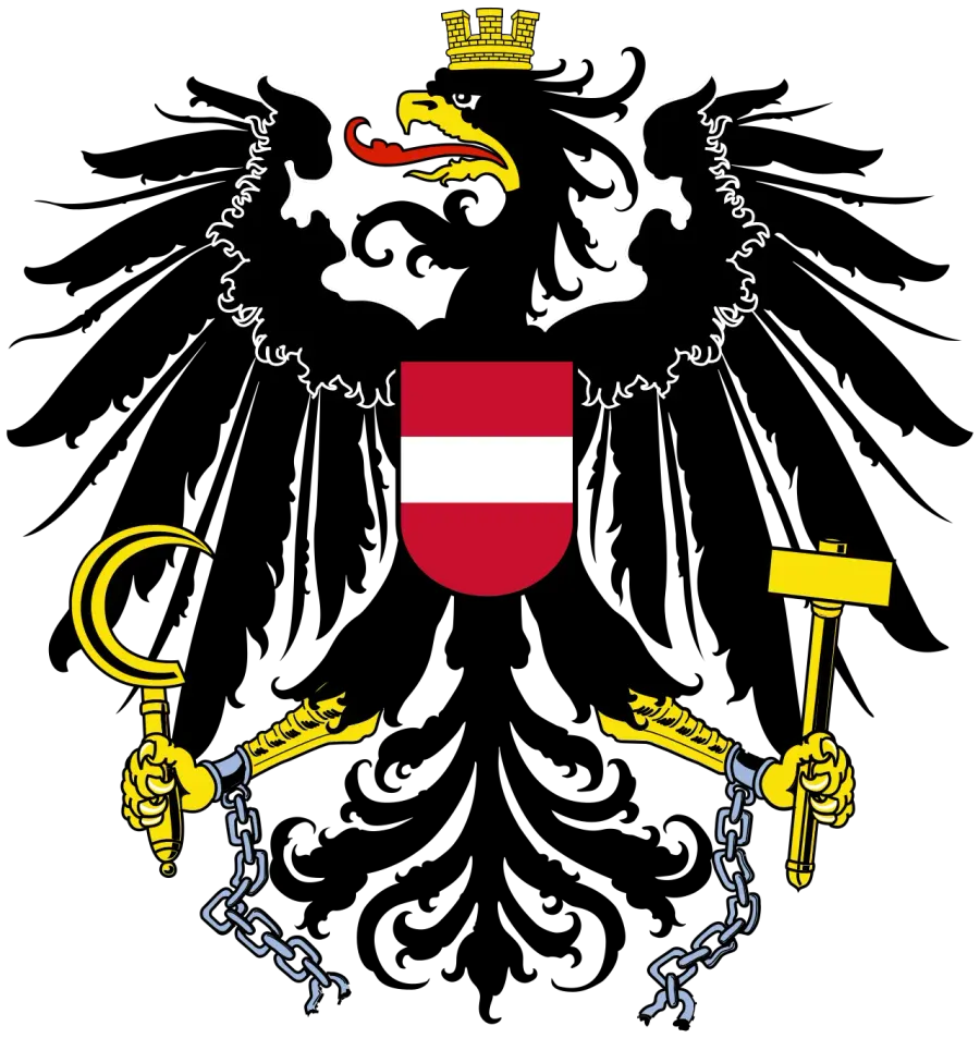 The Coat of arms of Austria card