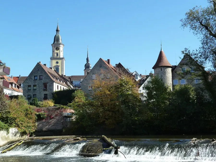La carte Crailsheim