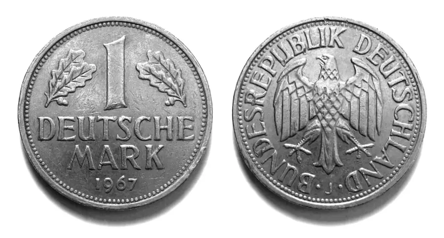 La carte Deutsche Mark