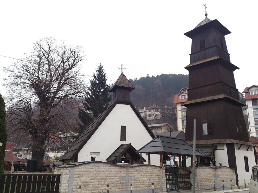 La carte Église Saint-Marc d'Užice
