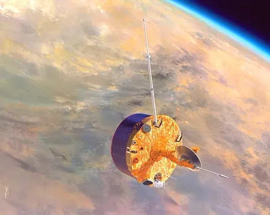 The Pioneer Venus Orbiter card