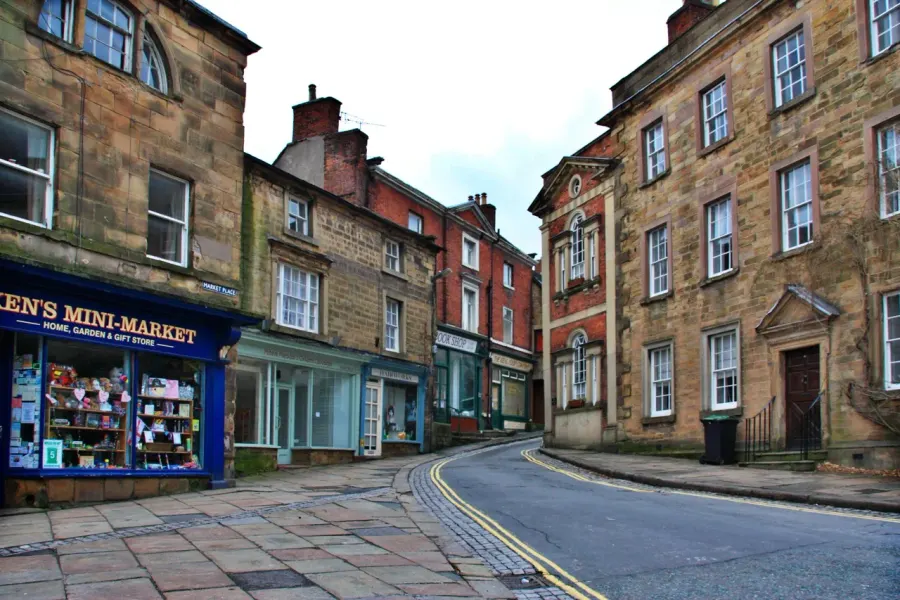 La carte Wirksworth