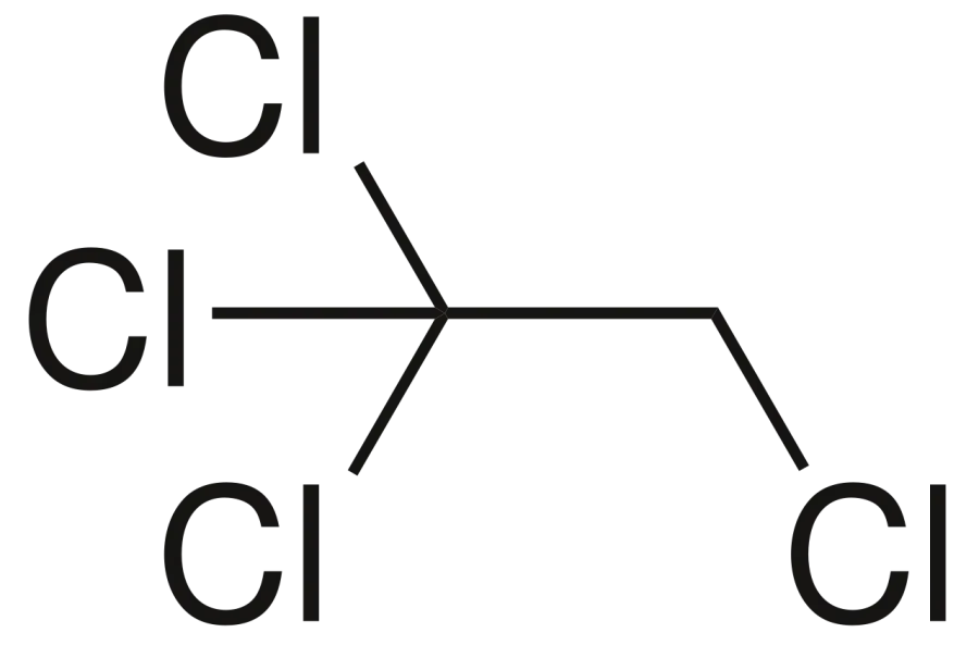 La carte 1,1,1,2-Tétrachloroéthane