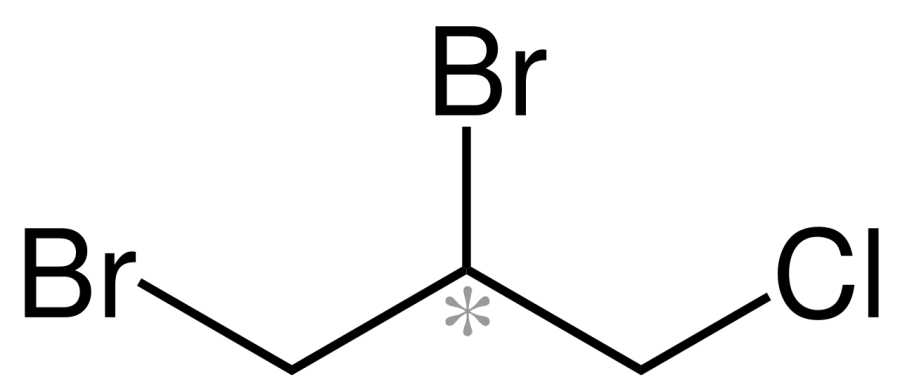 La carte 1,2-Dibromo-3-chloropropane