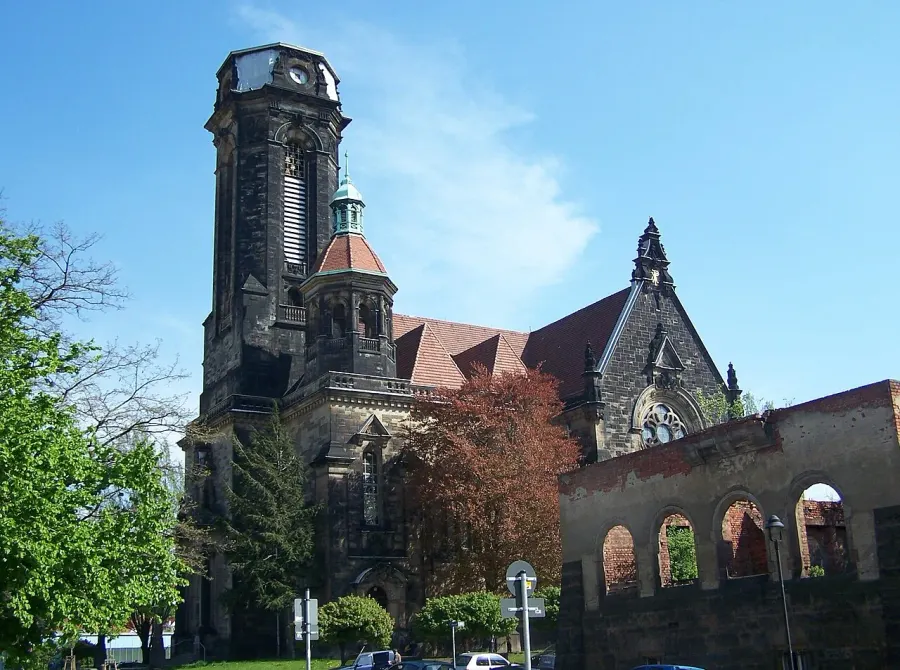 La carte Église Saint-Luc de Dresde