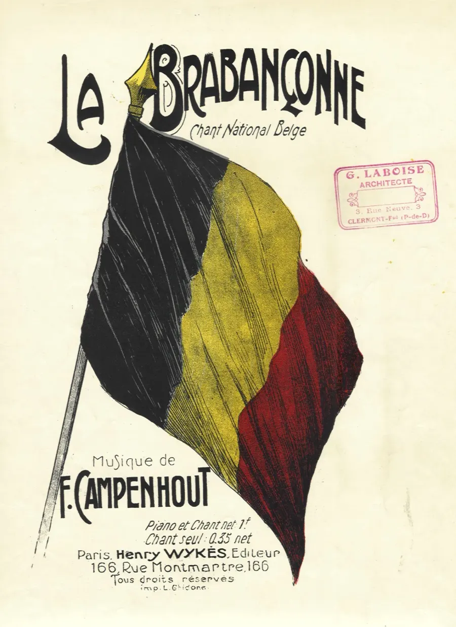 La carte La Brabançonne