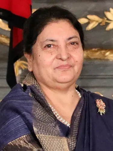 La carte Bidya Devi Bhandari