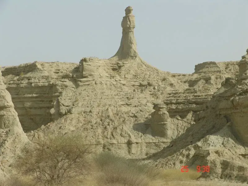 La carte Parc national Hingol