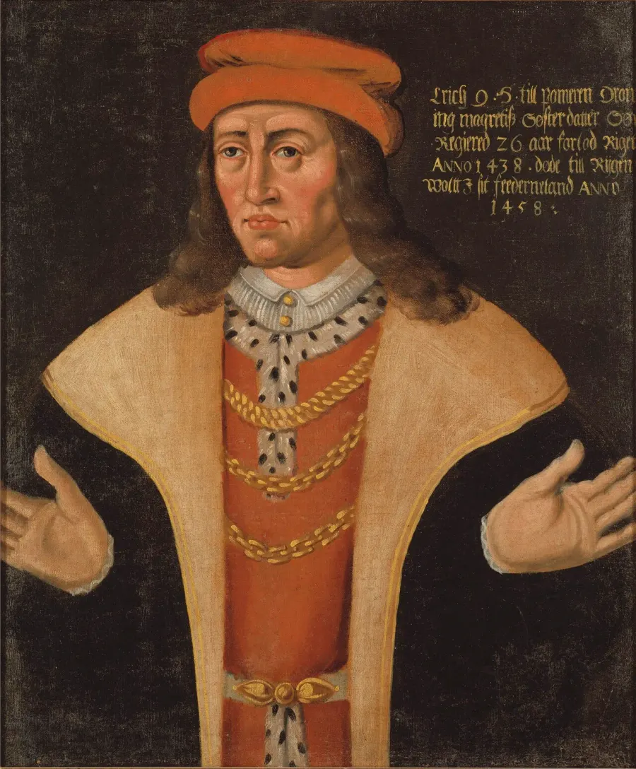 La carte Éric de Poméranie