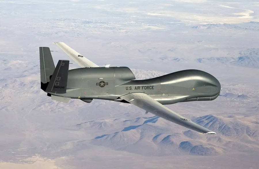 La carte Northrop Grumman RQ-4 Global Hawk
