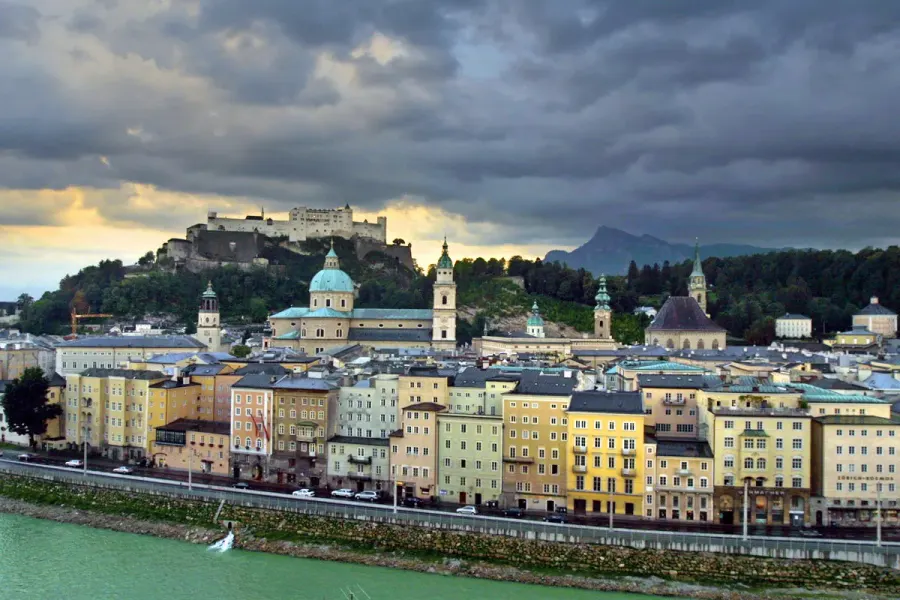 La carte Centre historique de la ville de Salzbourg